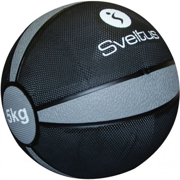 SVELTUS SVELTUS MEDICINE BALL 5 KG Piłka wagowa, czarny, rozmiar 5 KG