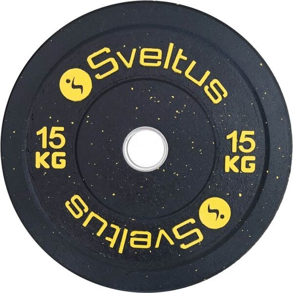 SVELTUS SVELTUS OLYMPIC DISC BUMPER 15 kg x 50 mm Obciążenie, czarny, rozmiar OS