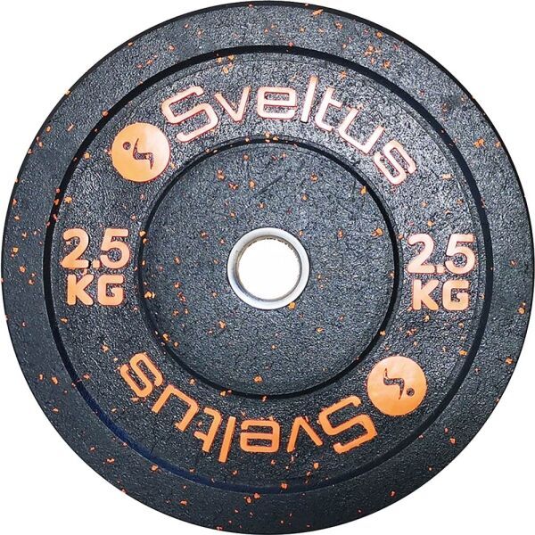 SVELTUS SVELTUS OLYMPIC DISC BUMPER 2.5 kg x 50 mm Obciążenie, czarny, rozmiar OS