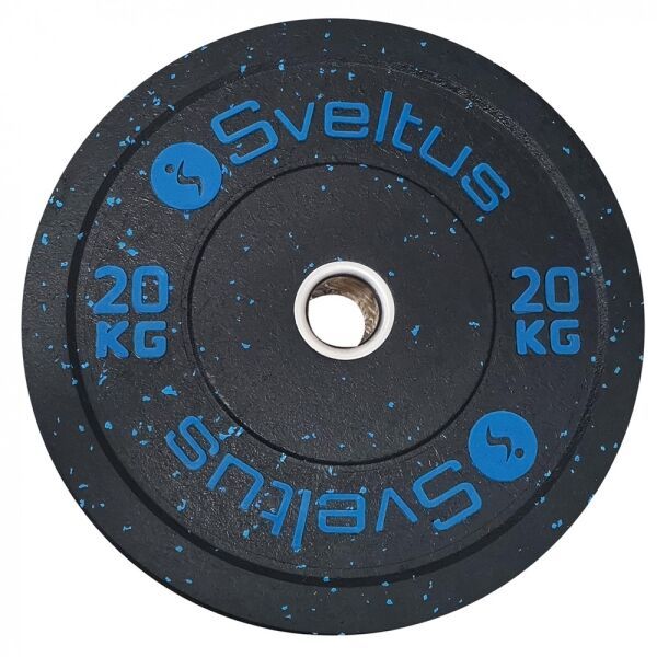 SVELTUS SVELTUS OLYMPIC DISC BUMPER 20 kg x 50 mm Obciążenie, czarny, rozmiar 20 KG