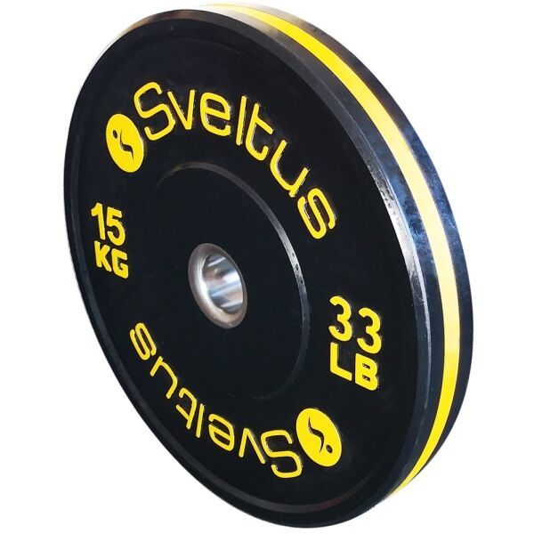 SVELTUS SVELTUS TRAINING OLYMPIC DISC 15 kg x 50 mm Obciążenie, czarny, rozmiar OS