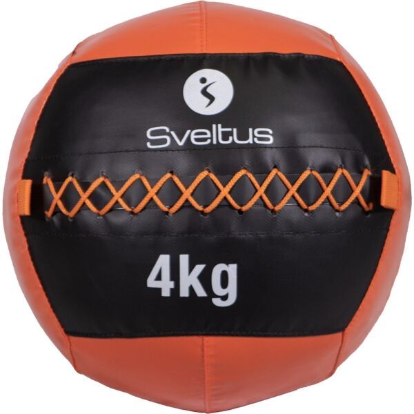 SVELTUS SVELTUS WALL BALL 4 KG Piłka wagowa, pomarańczowy, rozmiar OS