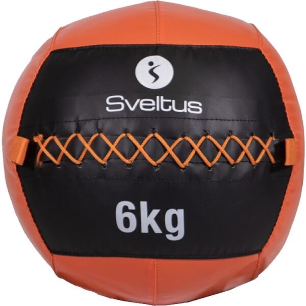 SVELTUS SVELTUS WALL BALL 6 KG Piłka wagowa, pomarańczowy, rozmiar OS