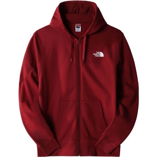 The North Face The North Face M OPEN GATE FULLZIP HOODIE Bluza z kapturem męska, bordowy, rozmiar S