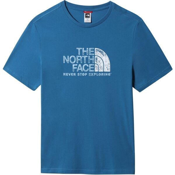 The North Face The North Face M S/S RUST 2 TEE Koszulka męska, niebieski, rozmiar S