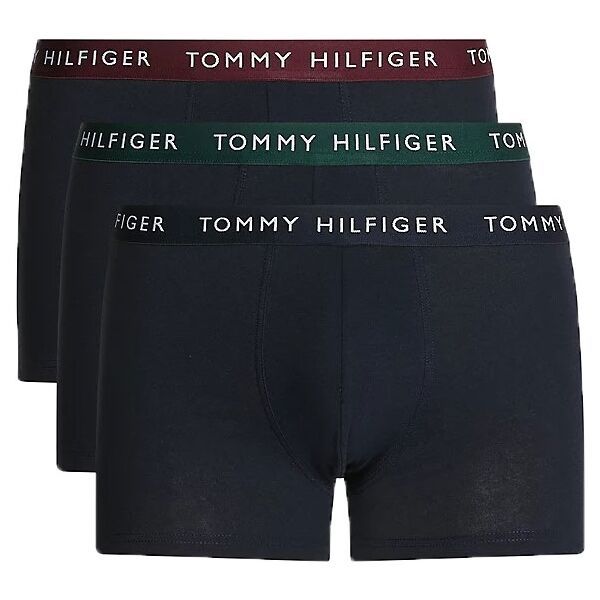 Tommy Hilfiger Tommy Hilfiger 3P TRUNK WB Bokserki męskie, ciemnoniebieski, rozmiar XL