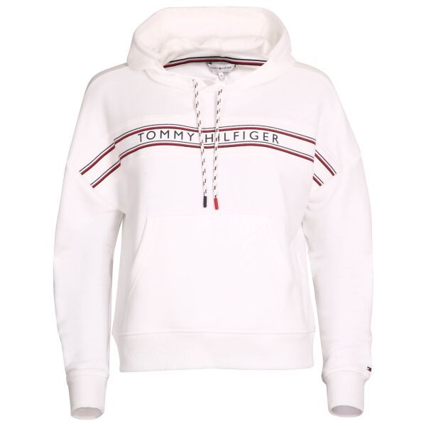 Tommy Hilfiger Tommy Hilfiger CLASSIC-HWK HOODIE Bluza damska, biały, rozmiar S