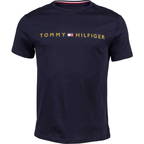 Tommy Hilfiger Tommy Hilfiger CN SS TEE LOGO Koszulka męska, czarny, rozmiar S