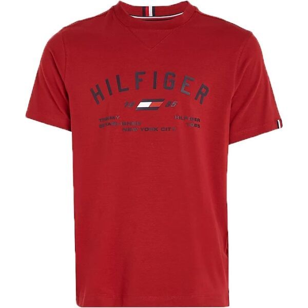 Tommy Hilfiger Tommy Hilfiger GRAPHIC S/S TEE Koszulka męska, czerwony, rozmiar L