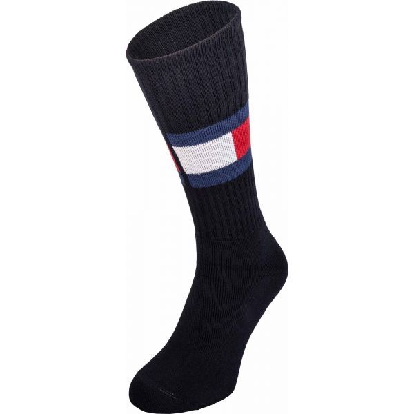 Tommy Hilfiger Tommy Hilfiger JEANS FLAG 1P Skarpety męskie, czarny, rozmiar 43 - 46