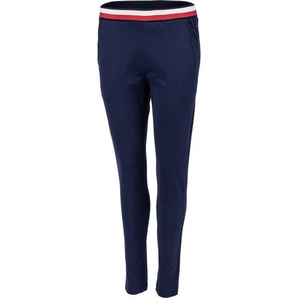 Tommy Hilfiger Tommy Hilfiger JERSEY PANT Spodnie dresowe damskie, ciemnoniebieski, rozmiar XS