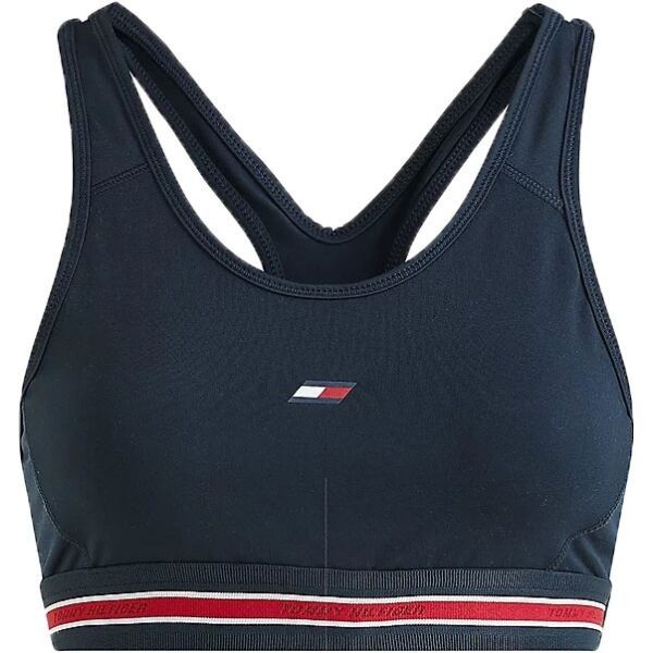 Tommy Hilfiger Tommy Hilfiger MID INTENSITY SEASONAL TAPE BRA Biustonosz damski, ciemnoniebieski, rozmiar L