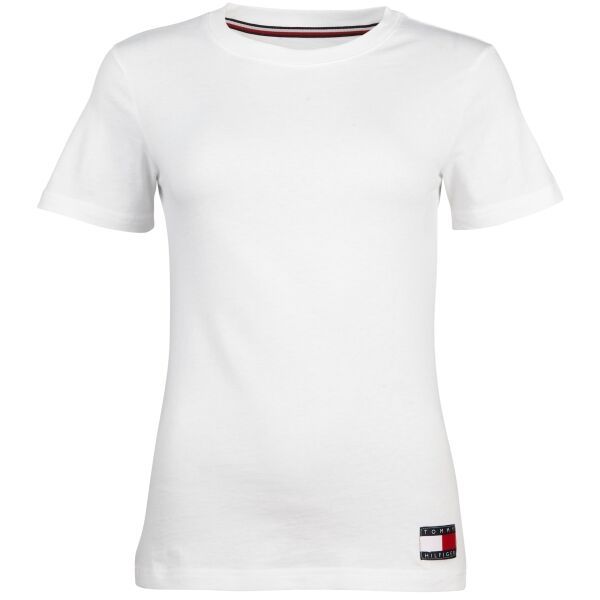 Tommy Hilfiger Tommy Hilfiger TOMMY 85 LOUNGE-SHORT SLEEVE TEE Koszulka damska, biały, rozmiar S