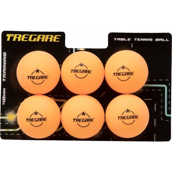 Tregare Tregare 1B6-U7B Piłeczki do tenisa stołowego, pomarańczowy, rozmiar os