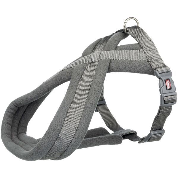 TRIXIE TRIXIE PREMIUM HARNESS S-M Uprząż dla psa, szary, rozmiar S-M