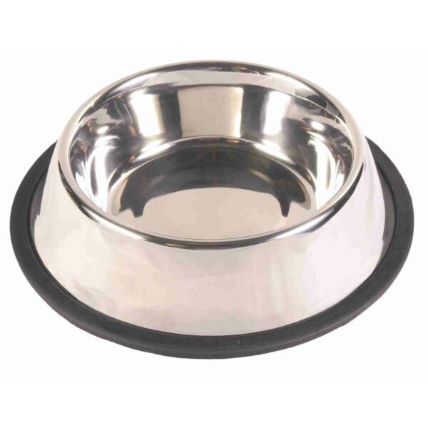 TRIXIE TRIXIE STAINLESS STEEL BOWL 700ML Miska nierdzewna dla zwierząt, srebrny, rozmiar os