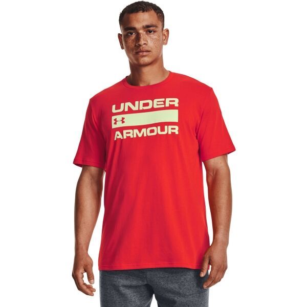 Under Armour Under Armour UA TEAM ISSUE WORDMARK SS Koszulka męska, czerwony, rozmiar S