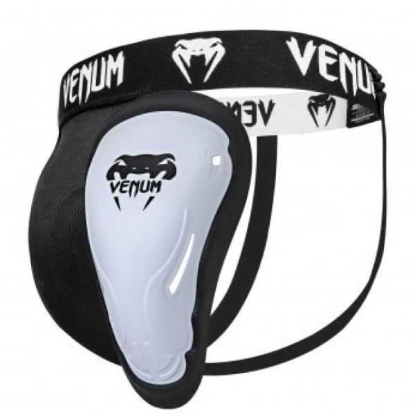 Venum Venum CHALLENGER GROIN GUARD & SUPPORT Suspensor, biały, rozmiar M