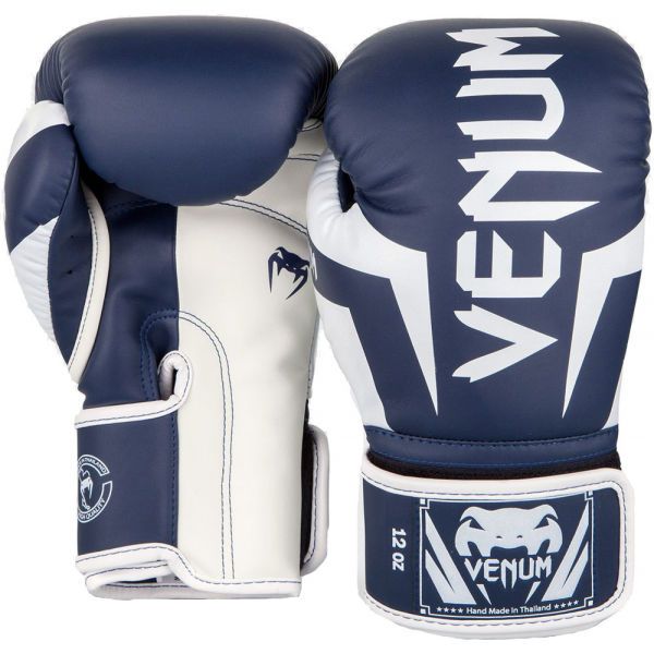 Venum Venum ELITE BOXING GLOVES Rękawice bokserskie, ciemnoniebieski, rozmiar 12