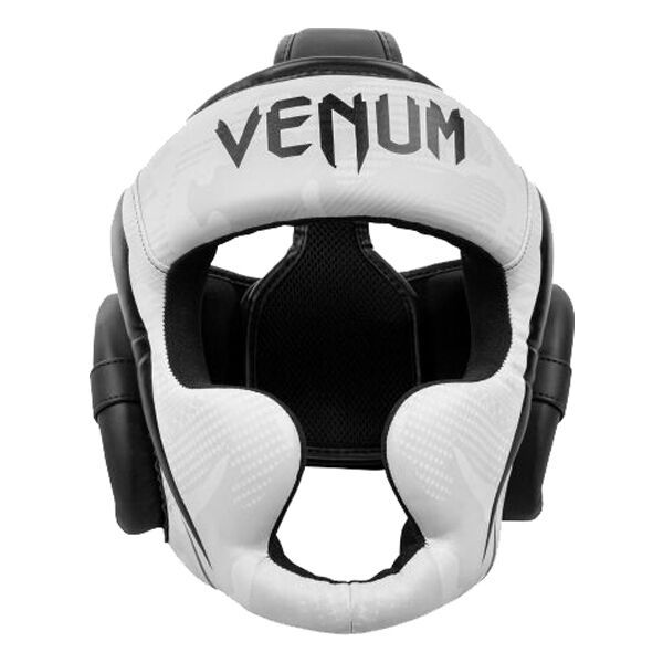Venum Venum ELITE BOXING HEADGEAR Kask bokserski, biały, rozmiar OS