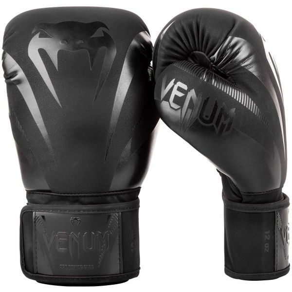 Venum Venum IMPACT BOXING GLOVES Rękawice bokserskie, czarny, rozmiar 10