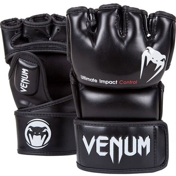 Venum Venum IMPACT MMA GLOVES Rękawice MMA, czarny, rozmiar S