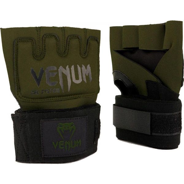 Venum Venum KONTACT GEL GLOVE WRAPS Rękawice, khaki, rozmiar XL