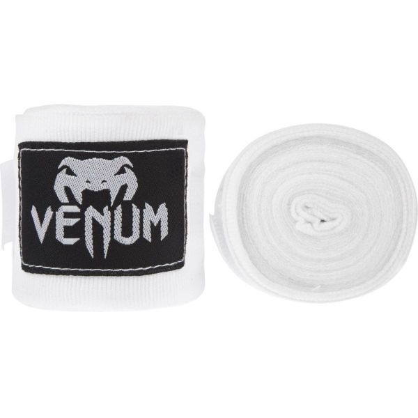 Venum Venum KONTACT HANDWRAPS 4M Bandaże bokserskie, biały, rozmiar OS