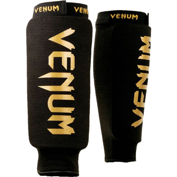 Venum Venum KONTACT SHIN GUARDS Nagolenniki, czarny, rozmiar XL