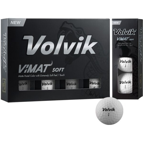 VOLVIK VOLVIK VIMAT 12 ks Piłki golfowe, biały, rozmiar os