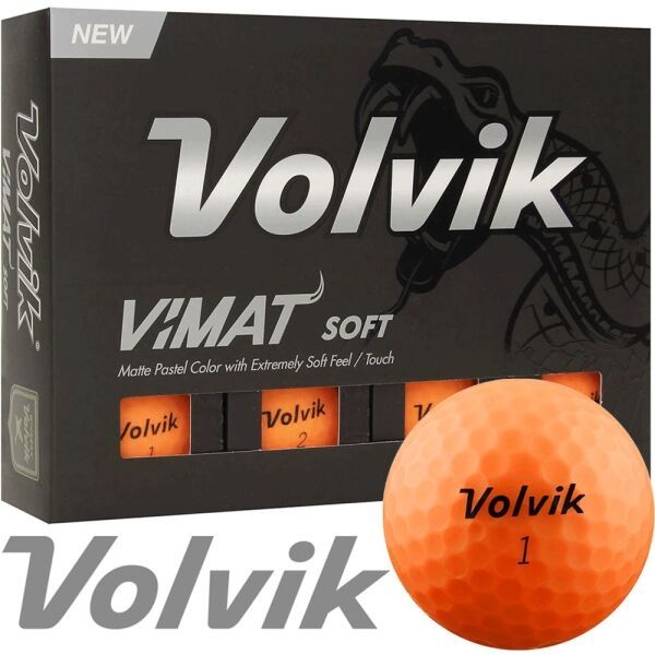 VOLVIK VOLVIK VIMAT 12 ks Piłki golfowe, łososiowy, rozmiar os