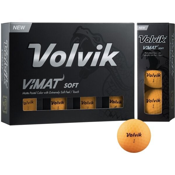 VOLVIK VOLVIK VIMAT 12 ks Piłki golfowe, pomarańczowy, rozmiar os