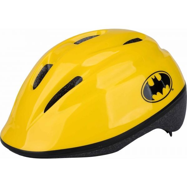 Warner Bros Warner Bros BATMAN BIKE HELMET Kask rowerowy dziecięcy, żółty, rozmiar (52 - 56)