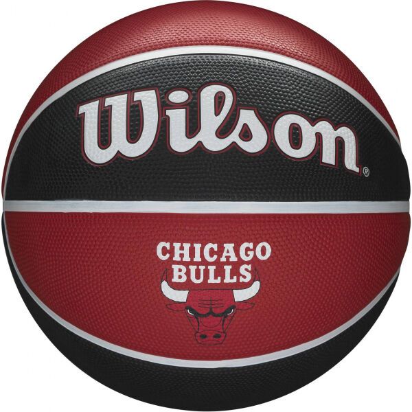 Wilson Wilson NBA TEAM TRIBUTE BULLS Piłka do koszykówki, czerwony, rozmiar 7