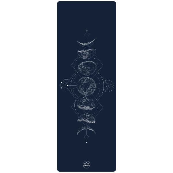 YOGGYS YOGGYS TRAVEL YOGA MAT 1 MM MOON PHASE Mata podróżna do jogi, ciemnoniebieski, rozmiar os