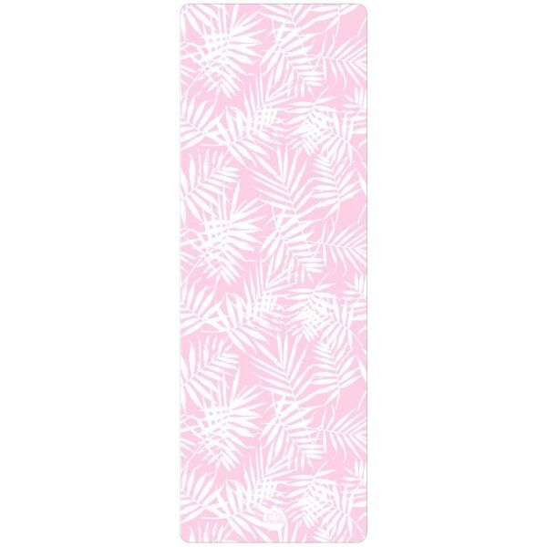 YOGGYS YOGGYS TRAVEL YOGA MAT 1 MM PINK TROPICAL Mata podróżna do jogi, różowy, rozmiar os