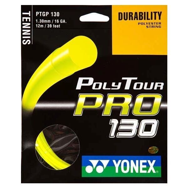 Yonex Yonex POLY TOUR PRO 130 Naciąg tenisowy, żółty, rozmiar os