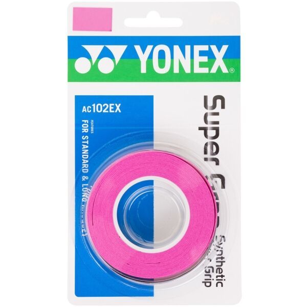 Yonex Yonex SUPER GRAP Owijka tenisowa, różowy, rozmiar os